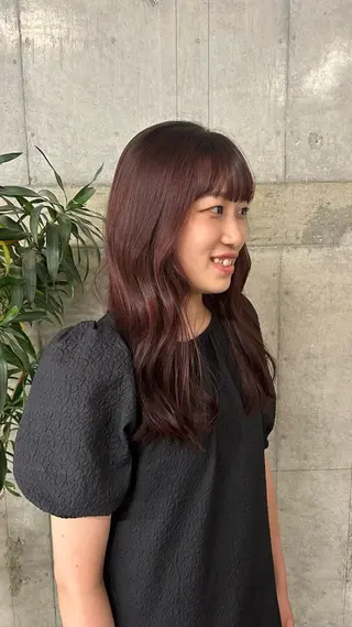 カラー 柔らかいオリーブ🍃 カラーNatsumiのヘアスタイル