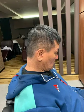 メンズ バーバーショップ涼桜新町店所属・田中大 パーマ/メンズカットのヘアスタイル