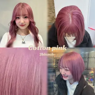 カラー 博多韓国ヘア/デジタ ルパーマ【美涼】のヘアスタイル