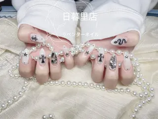 ネイル ラベンダーネイルサロン所属・日暮里♡研修生 チクさん（一同）のネイルデザイン