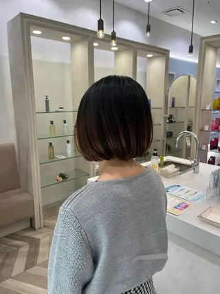 ショート ニュアンスパーマ 曲がる縮毛矯正　爲石のヘアスタイル