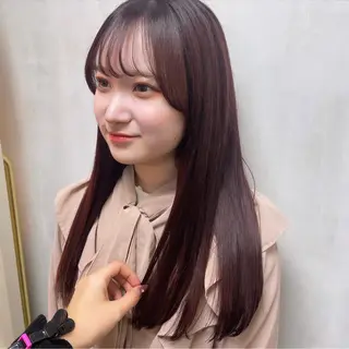 ロング acroあべの店所属・🧸ブリーチモデル /透明感🎀のヘアスタイル