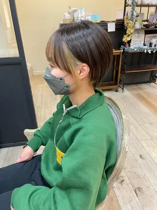 ショート 亀川蓮 Agu hairのヘアスタイル