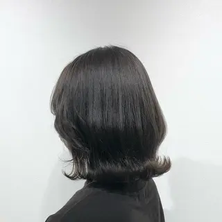 ミディアム カラー ヘアアレンジ キヨミ 韓国レイヤーカットのヘアスタイル