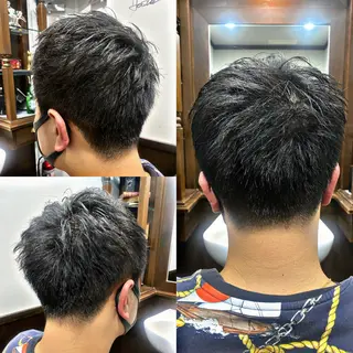 ショート メンズ 菅野 綺華のヘアスタイル