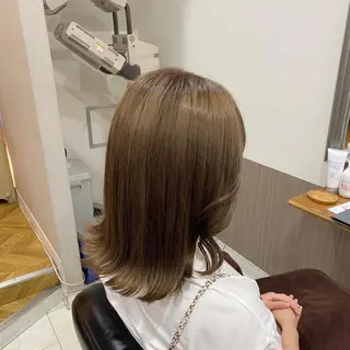 カラー 艶髪🥣透明感カラー 🫧前田奈津実のヘアスタイル