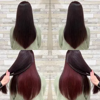 ロング カラー "PEPPU "所属・派手髪、ハイトーン ショートヘアShinのヘアスタイル