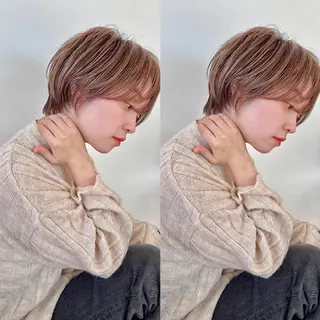 ショート カラー LA KING GINZA TOKYO所属・🧡ショートの達人 🧡SHOのヘアスタイル