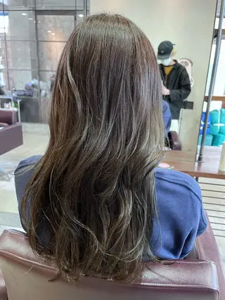ミディアム ハイトーンカラー/ 田中和磨のヘアスタイル