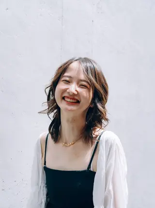 ミディアム カラー 堀井 凌平のヘアスタイル