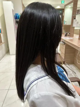 ロング 縮毛募集中🔥 小平悠人のヘアスタイル