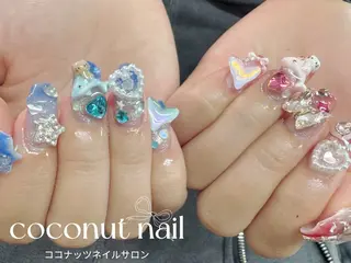 ネイル 神田 ココナッツのネイルデザイン