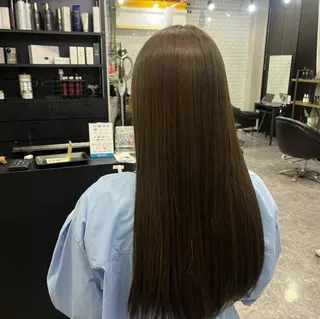 ロング カラー 友滝 真菜美のヘアスタイル