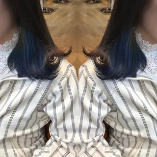 ミディアム カラー 韓国🇰🇷 ✂︎hair 内田愛のヘアスタイル