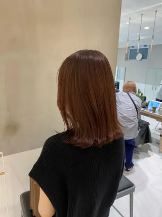 ミディアム カラー ナチュラル/韓国💎 haruka 💎のヘアスタイル