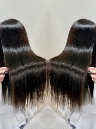 ロング 髪質改善縮毛矯正🫧 村上蒼生のヘアスタイル