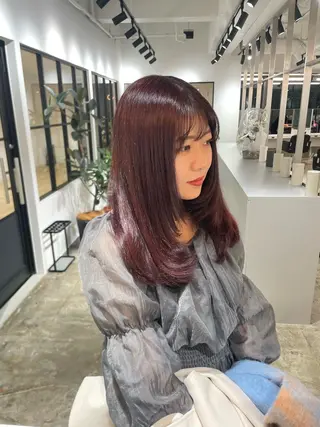 ミディアム カラー 髪質改善/艶カラー Hiroakiのヘアスタイル