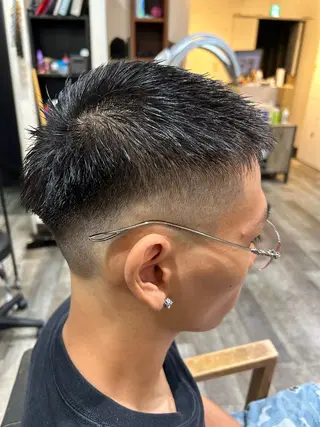メンズ メンズ美容室 難波北川司のヘアスタイル