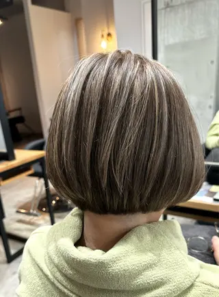 ショート カラー ✨髪質改善/ブリーチ /ショート高山のヘアスタイル