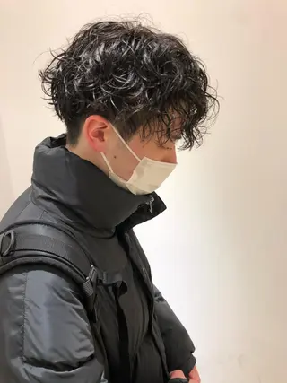 メンズ Gardenhair 小笠原篤矢ショートのヘアスタイル