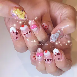 ネイル Arowa 伊田のネイルデザイン