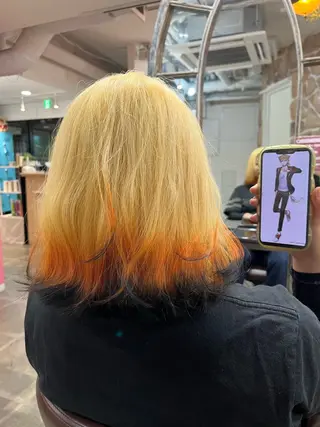 ミディアム エリアNo.1カラー ⭐️hikaru⭐️のヘアスタイル