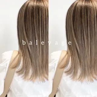 セミロング まお♡レイヤーカット ×色っぽstyleのヘアスタイル