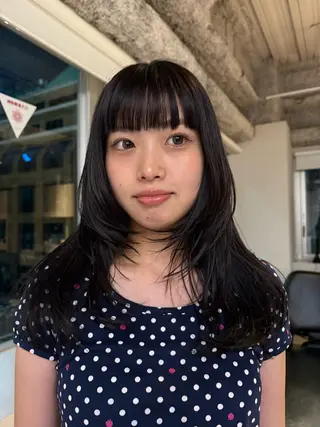 ミディアム やはらりの/ 透明感カラー‎のヘアスタイル