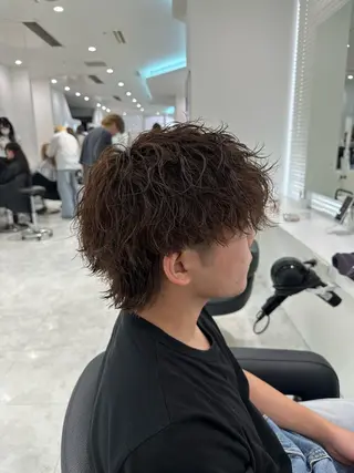 パーマ メンズ 🐺メンズパーマ マッシュ　あさひ🐺のヘアスタイル