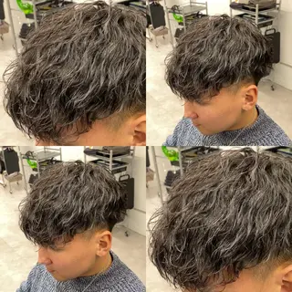 パーマ メンズ メンズ特化LIBER 石川玲央のヘアスタイル