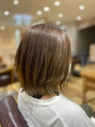 ショート YASUHIRO グレージュ/メンズのヘアスタイル