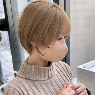 ショート カラー 【赤み消しカラー】 中野浩太のヘアスタイル