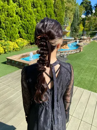 ヘアアレンジ 🌟アレンジが似合う カラー🌟Rumiのヘアスタイル