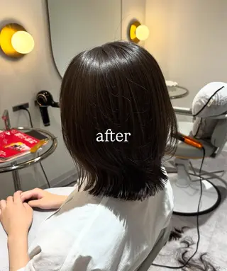ショート Rely ante所属・美髪✨艶髪✨髪質改善 カラー特化❣️二宮遥のヘアスタイル