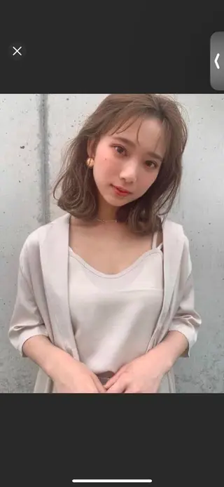 ミディアム 岡本 ゆきこのヘアスタイル