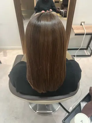 カラー 晶／艶髪カラー ／トリートメントのヘアスタイル