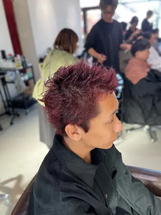 ショート カラー メンズ ⭕️髪のお悩み 解決します⭕️のヘアスタイル