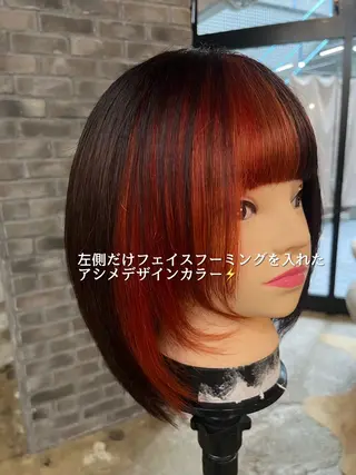 ミディアム short only salon  TOSS所属・山下 芽のヘアスタイル