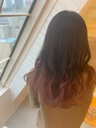 ロング カラー YUNA ユウナのヘアスタイル