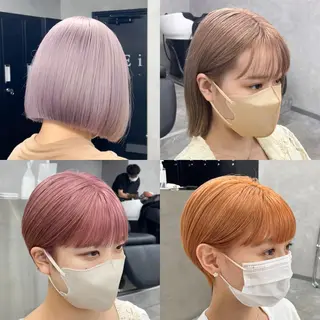 ショート カラー パーマ ヘアアレンジ メンズ キッズ ネイル マツエク・マツパ アイブロウ GO TODAY SHAiRE SALON所属・大人スタイル 太田のヘアスタイル