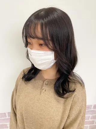 セミロング カラー Rol By apollo所属・🦋ハイトーン🦋 MAYURI🌺のヘアスタイル