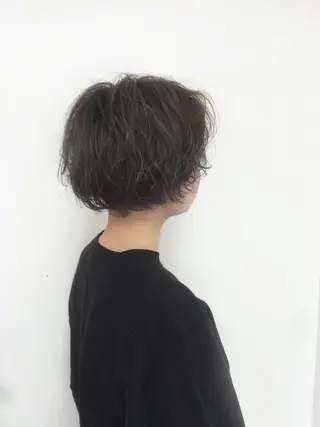 ショート カラー SALOWIN名古屋本山店所属・🍏ナガヤマ ヒデアキ🍏のヘアスタイル