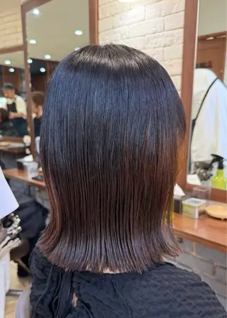ミディアム Recyclage　武蔵小杉店【ルシクラージュ】所属・✨似合わせカット ✨村尾日向のヘアスタイル