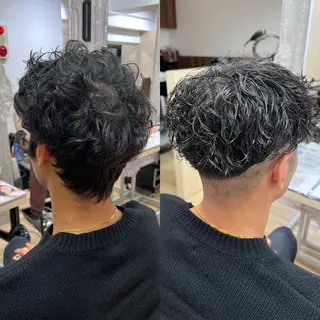 パーマ メンズ 高橋 香奈のヘアスタイル