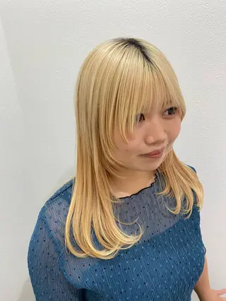 ロング カラー 藤野 凪沙のヘアスタイル