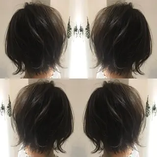 ショート カラー hair  design nico*  ヘアデザイン ニコ所属・中間 将人のヘアスタイル