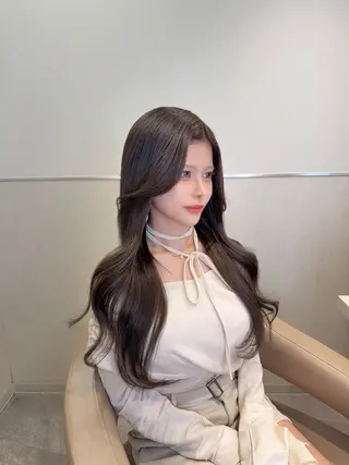 ロング カラー 韓国ヘア/エクステ/ Maiのヘアスタイル