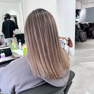 カラー ciera. アオイのヘアスタイル