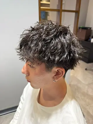ショート メンズ 長野/メンズパーマ 🔥田中滉🔥のヘアスタイル