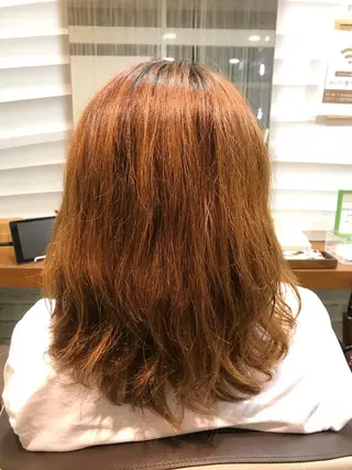 ミディアム 川村 綾のヘアスタイル